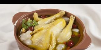 Các món ngon từ Gà: Món số 07: Gà hầm thuốc bắc hạt sen