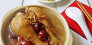 Các món ngon từ Gà: Món số 05: Gà hầm táo đỏ