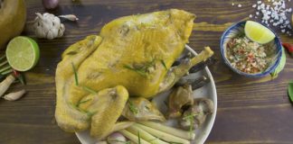 Các món ngon từ Gà: Món số 08: Gà hấp muối sả