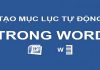Hướng dẫn từ A đến Z cách tạo mục lục cho word 2013