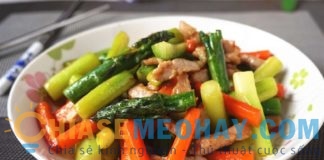 Món ngon mỗi ngày: cách làm măng tây xào thịt bò Món ngon mỗi ngày: Cách nấu măng tây xào thịt bò