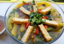 Mẹo nấu món canh chua chay tại nhà ngon nhất Thành phẩm món canh chua chay tại nhà vô cùng hấp dẫn